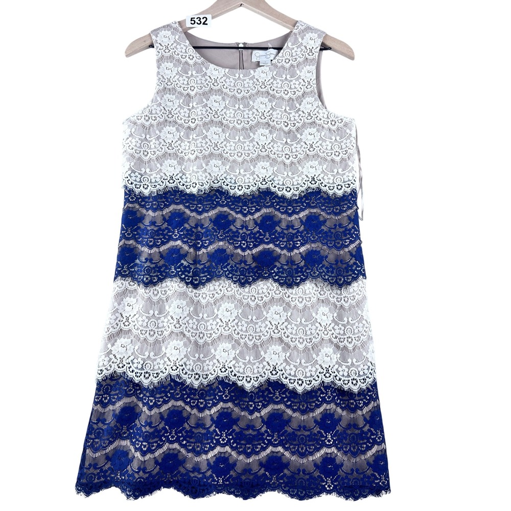 Jessica Simpson Women's Dress Size 6 Lace Overlay‎ Sleeveless Party